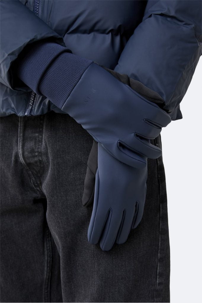 RAINS Gloves Blue