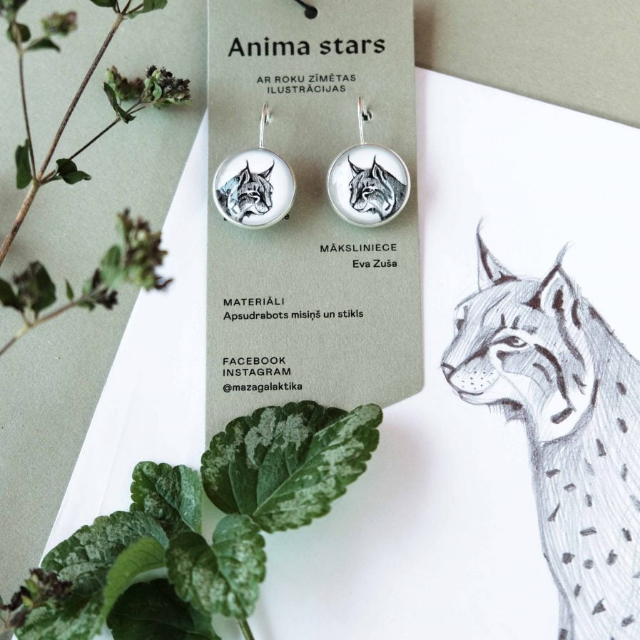 Anima Stars Earrings Lynx
