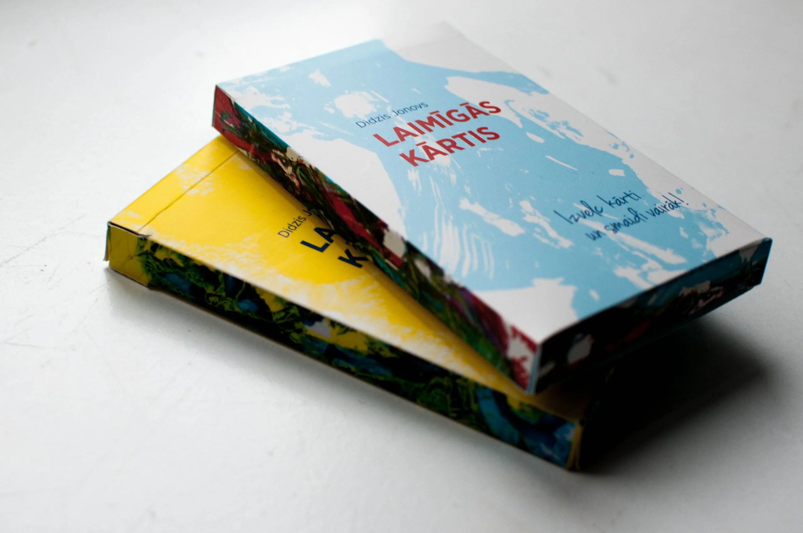 Didzis Jonovs HDidzis Jonovs LAIMĪGĀS KĀRTIS APPY CARDS Blue