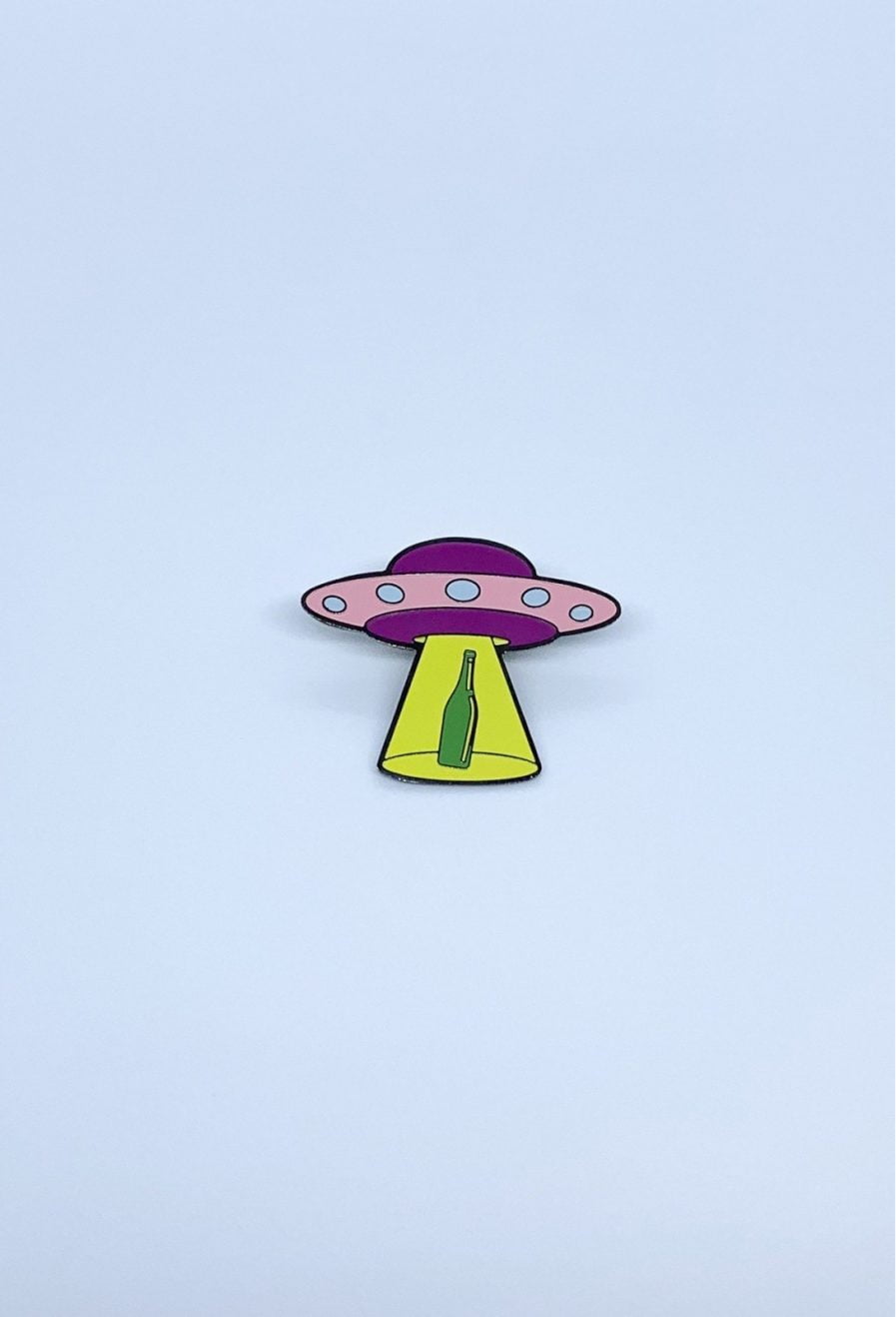 Schastia Zdorovia Enamel Pin"UFO Bottle"