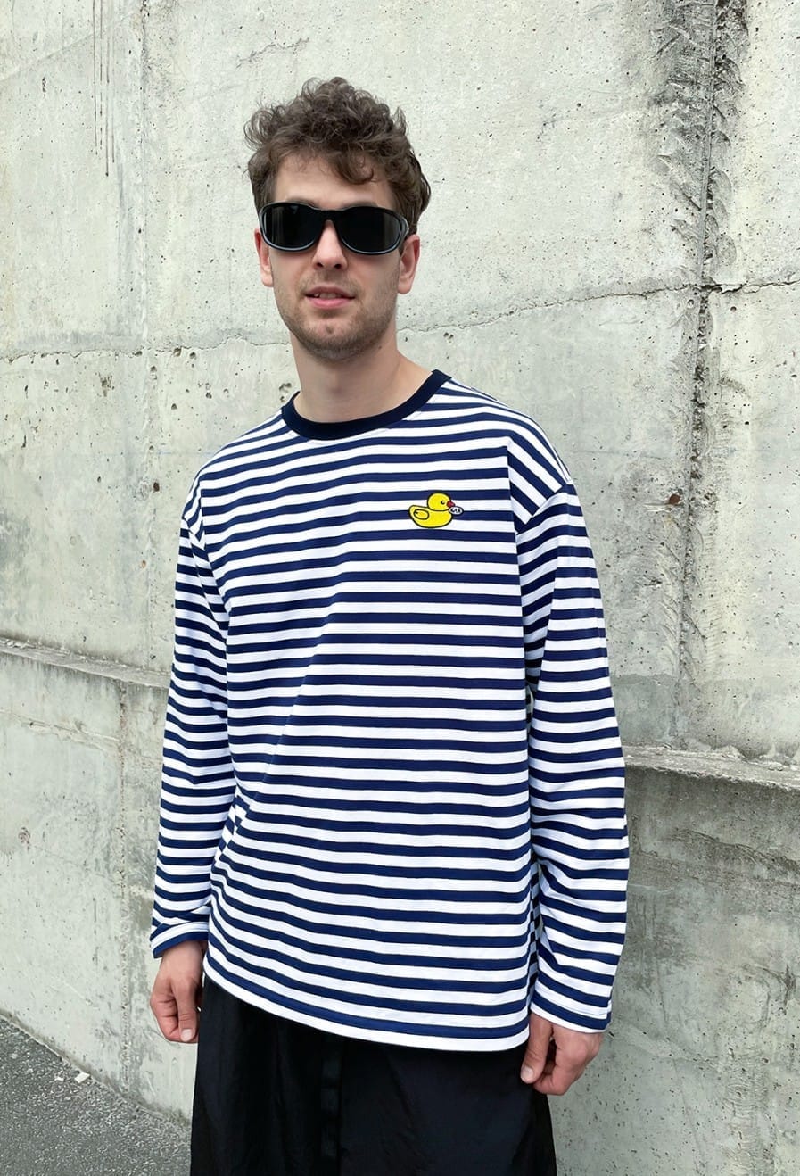 Schastia Zdorovia Striped Duck long sleeve | Navy Blue