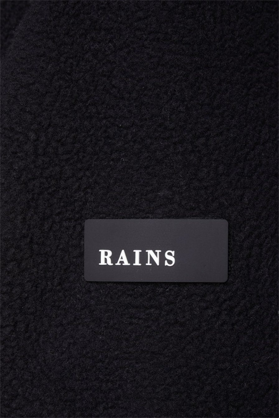 Rains Flīsa džemperis ar augsto krāgu melns