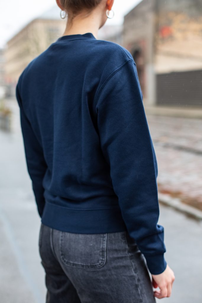 Krista Miltiņa Unisex Sweatshirt “Just Dill With It” | NAVY BLUE