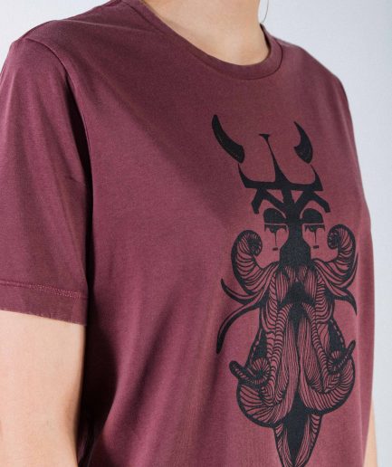 ALICE DEER ART T-shirt Viking Mauve