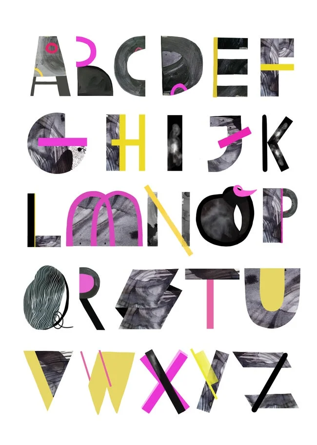 ZANE VELDRE Poster ALPHABET