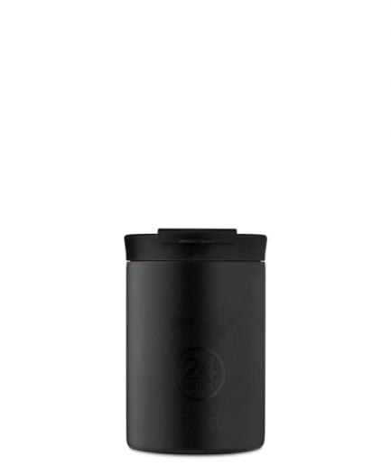 24Bottles Travel Tumbler Stone Tuxedo Black 350ml