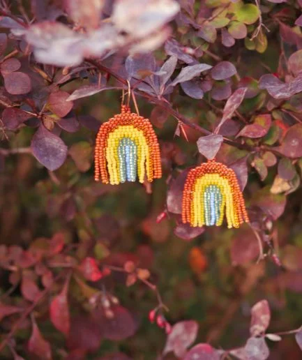 LIGHTDUST Earrings "Autumn Rainbow"