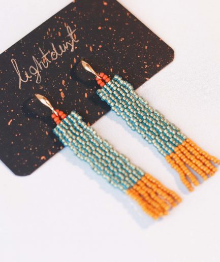 LIGHTDUST Earrings "Frosted Turquoise"