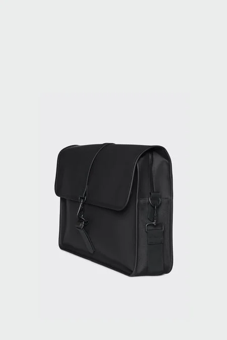 Rains messenger 2025 bag black