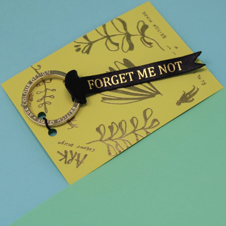 FORGET ME NOT KEY TAG