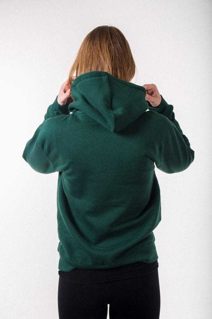 Krista Miltiņa Hooded sweater Green