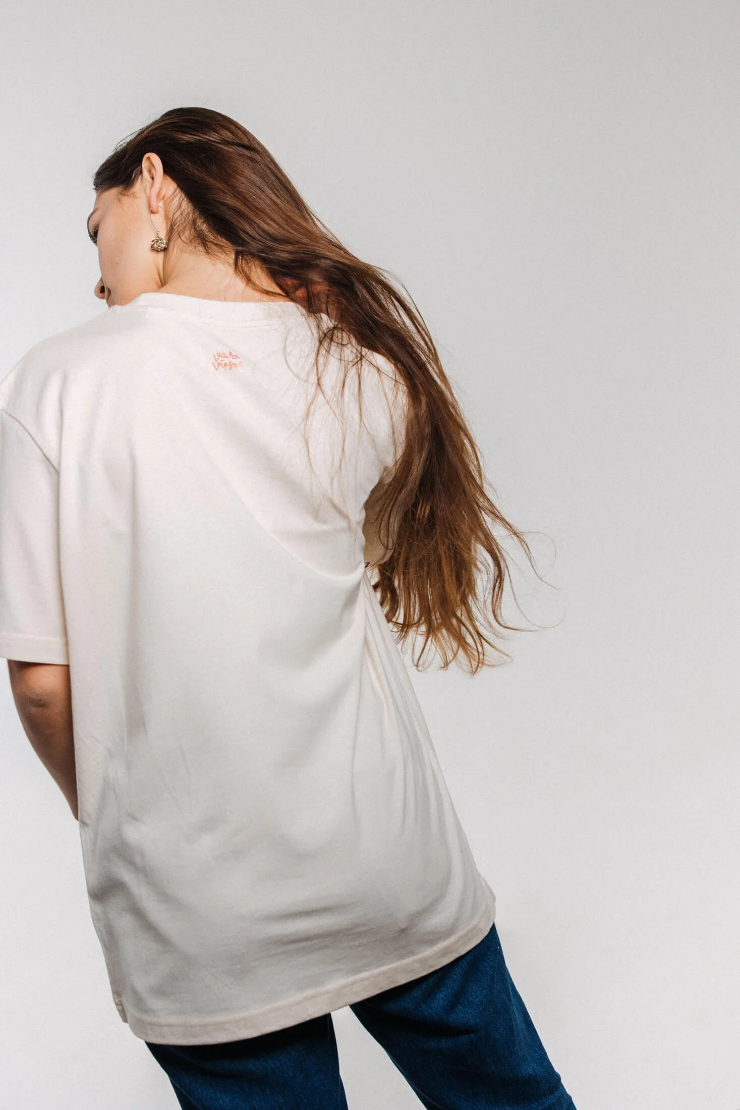 Vaira Vīksne Unisex Organic T-shirt ASPAZIJA, natural raw Vaira Vīksne Unisex Organic T-shirt ASPAZIJA, natural raw