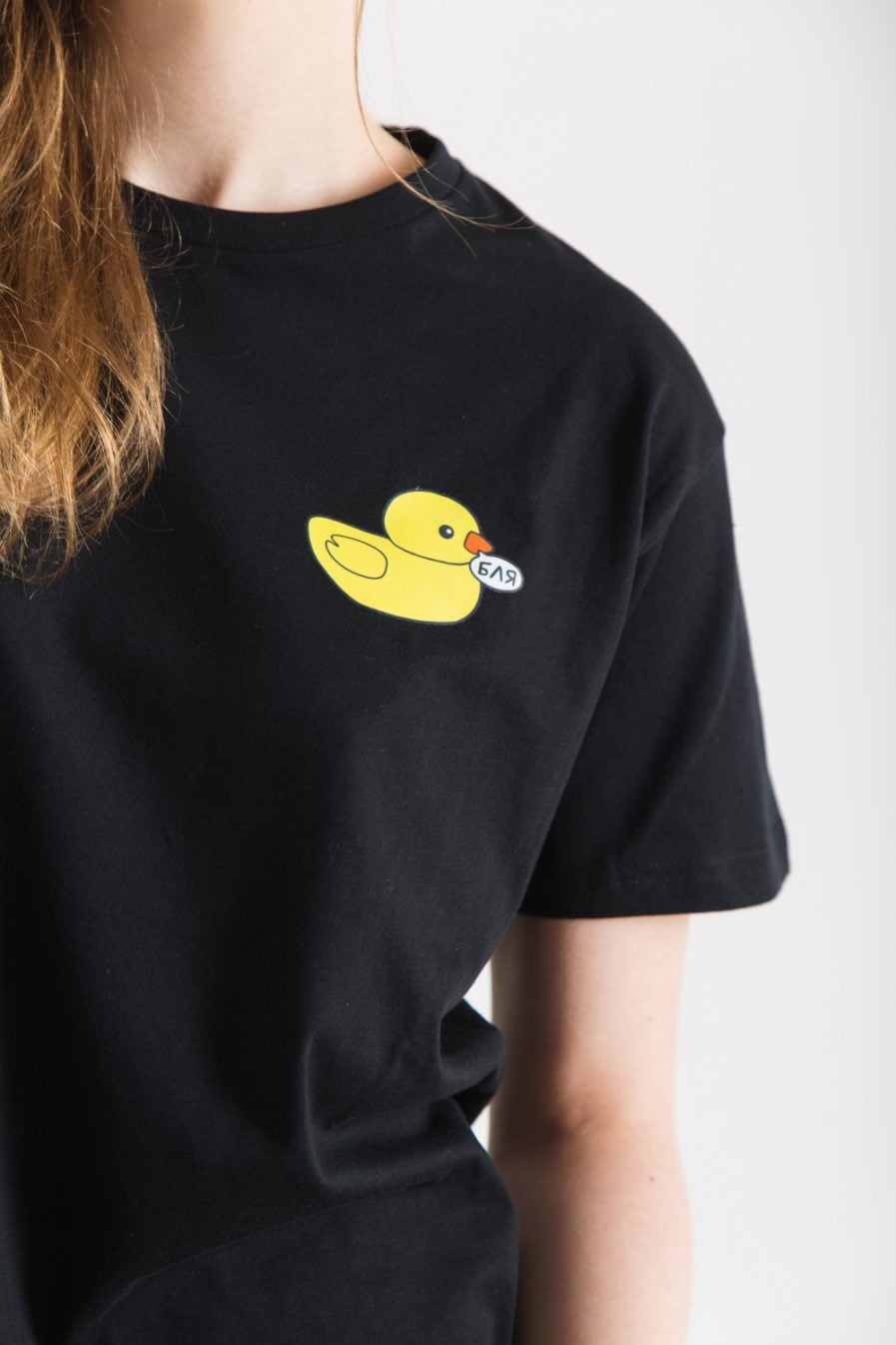 Schastia Zdorovia T-shirt "Duck" | Black