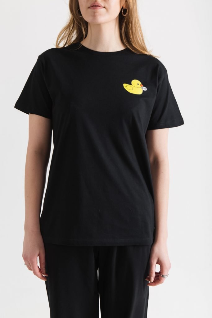 Schastia Zdorovia T-shirt "Duck" | Black