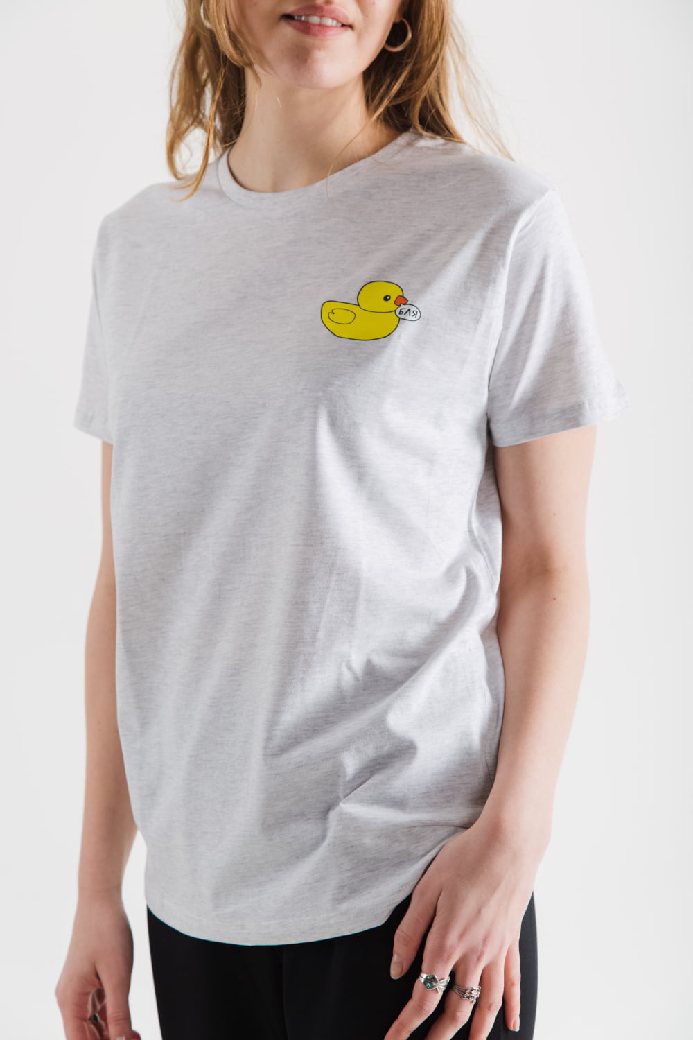 Schastia Zdorovia T-shirt "Duck" | Grey