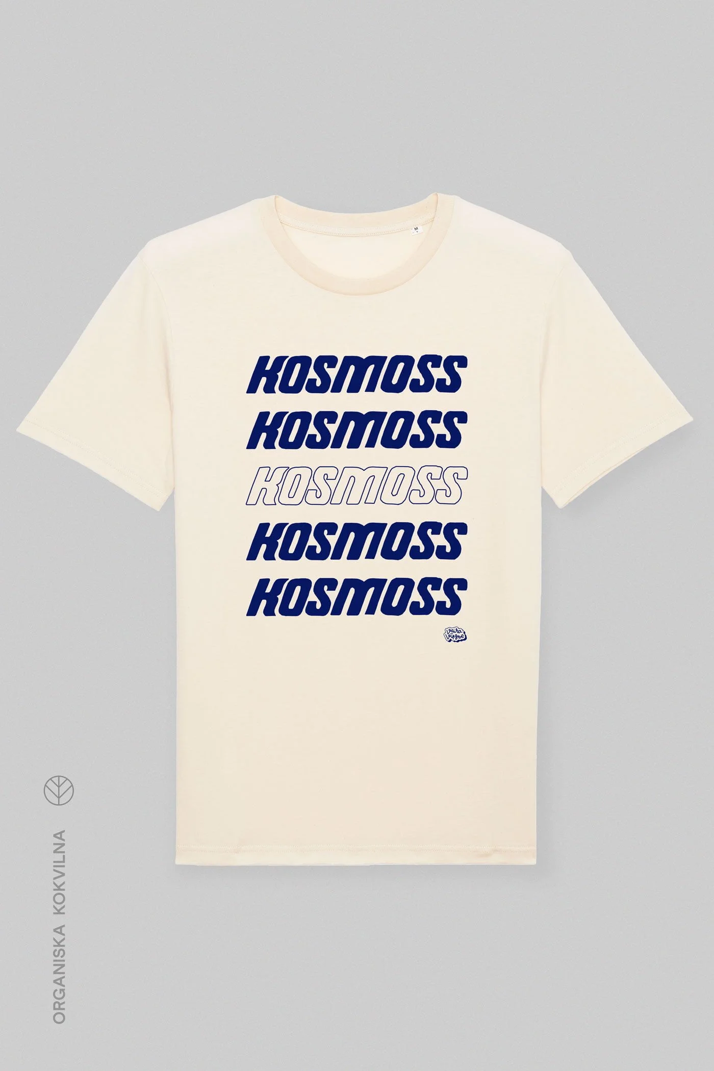 Vaira Vīksne Unisex Organic Cotton T-shirt “Kosmoss/Universe” - navy blue