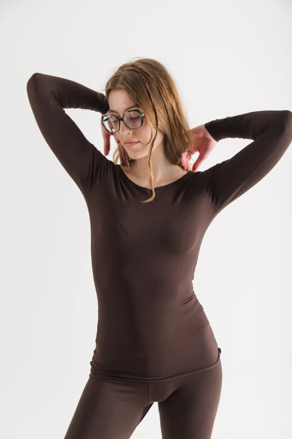 M50_second_skin_choco_longsleeve2 M50 long-sleeve | CHOCOLATE BROWN