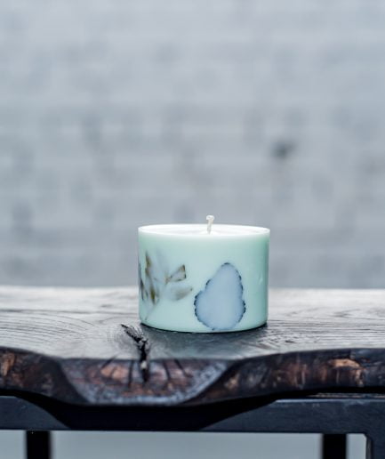 TL Candles Sojas vaska svece ar Priežu Meža aromātu – Zaļa