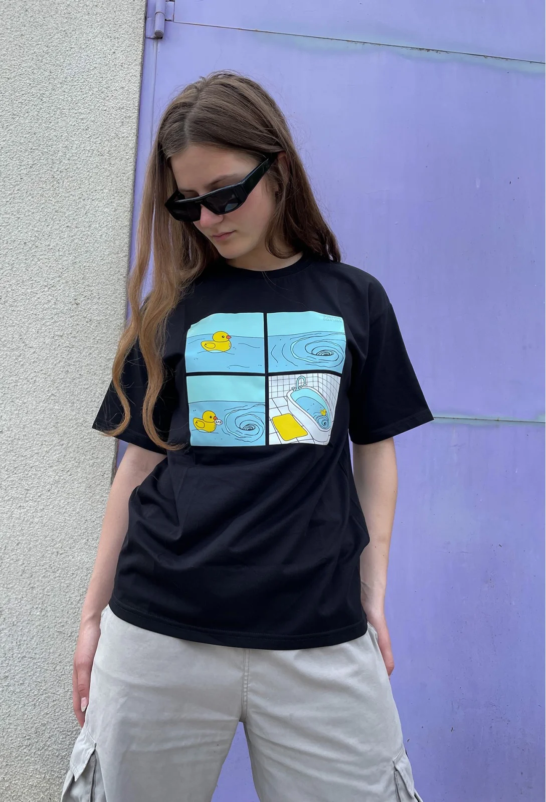Shcastia Zdorovia T-SHIRT Comic | Black