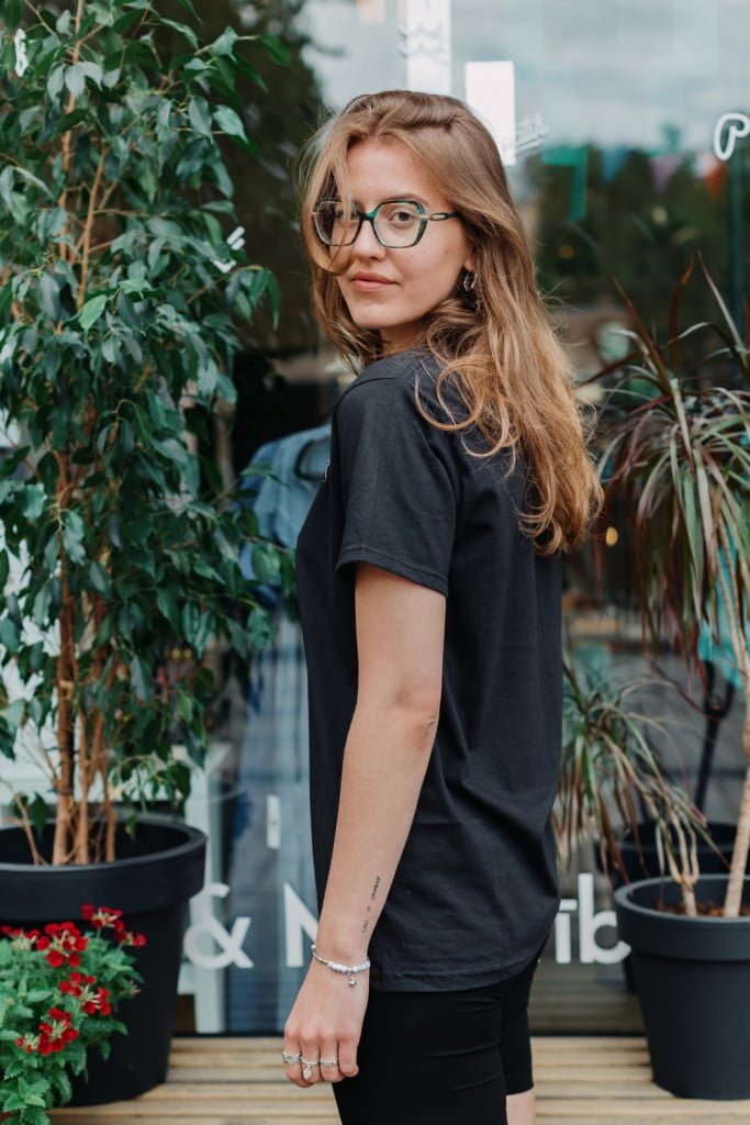 Krista Bitmete t-shirt "Just dill it" | Black