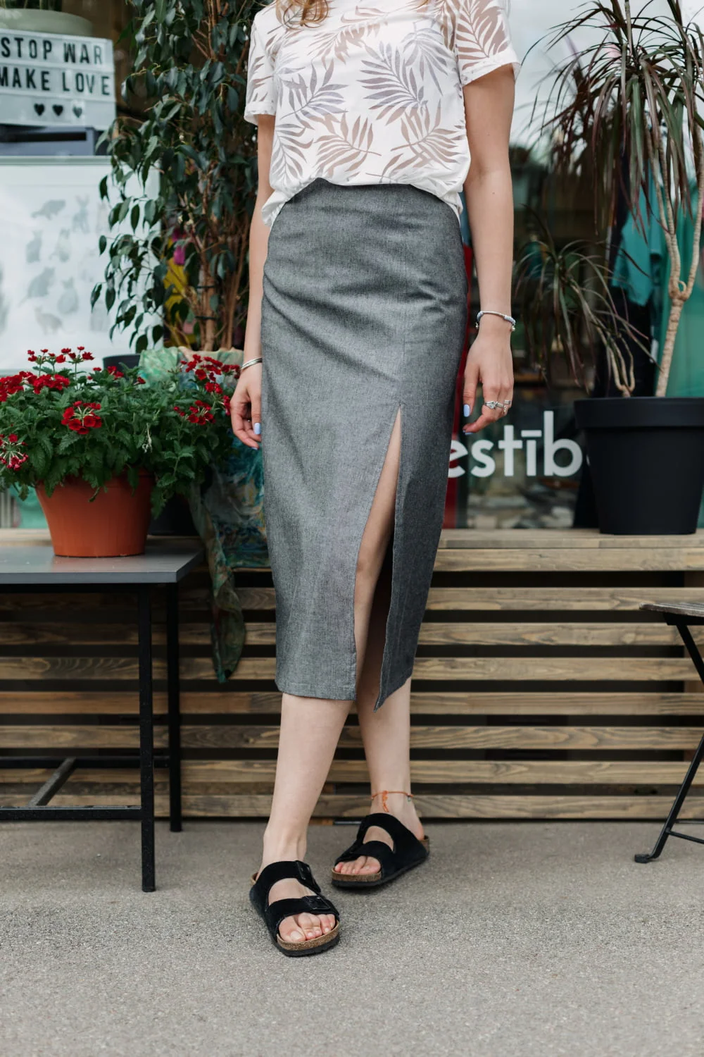 M50 Midi Svārki Slay | Džinsīgi