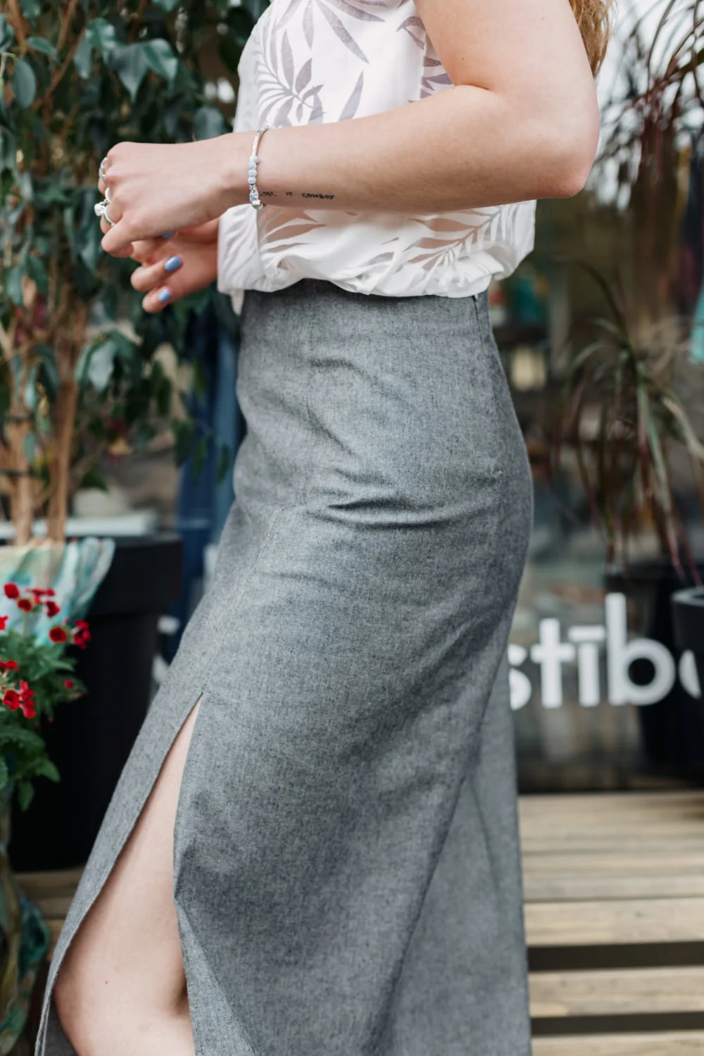 M50 Midi Svārki Slay | Džinsīgi