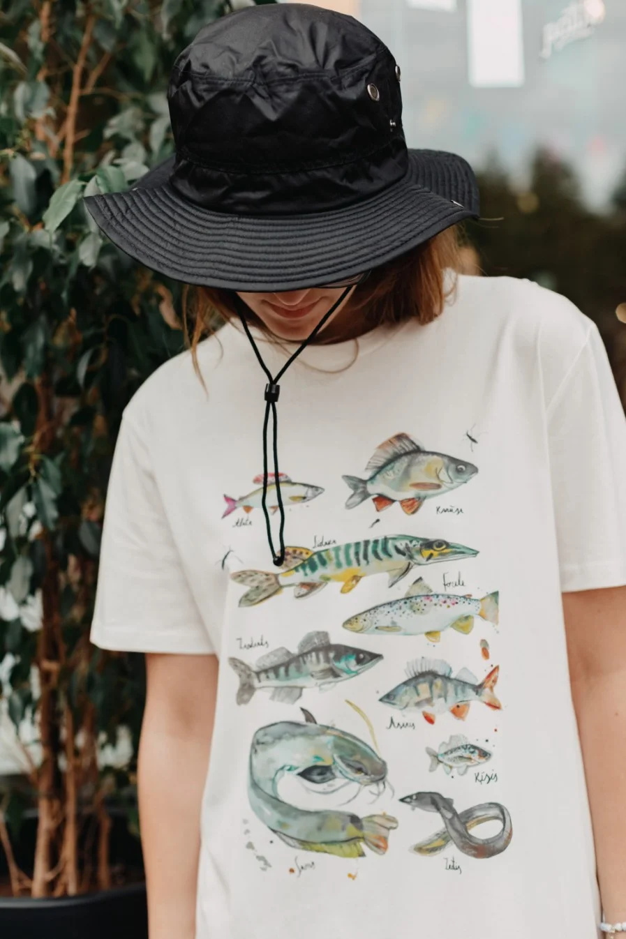 M50 x Zane Veldre Organic cotton Unisex T-shirt FISH