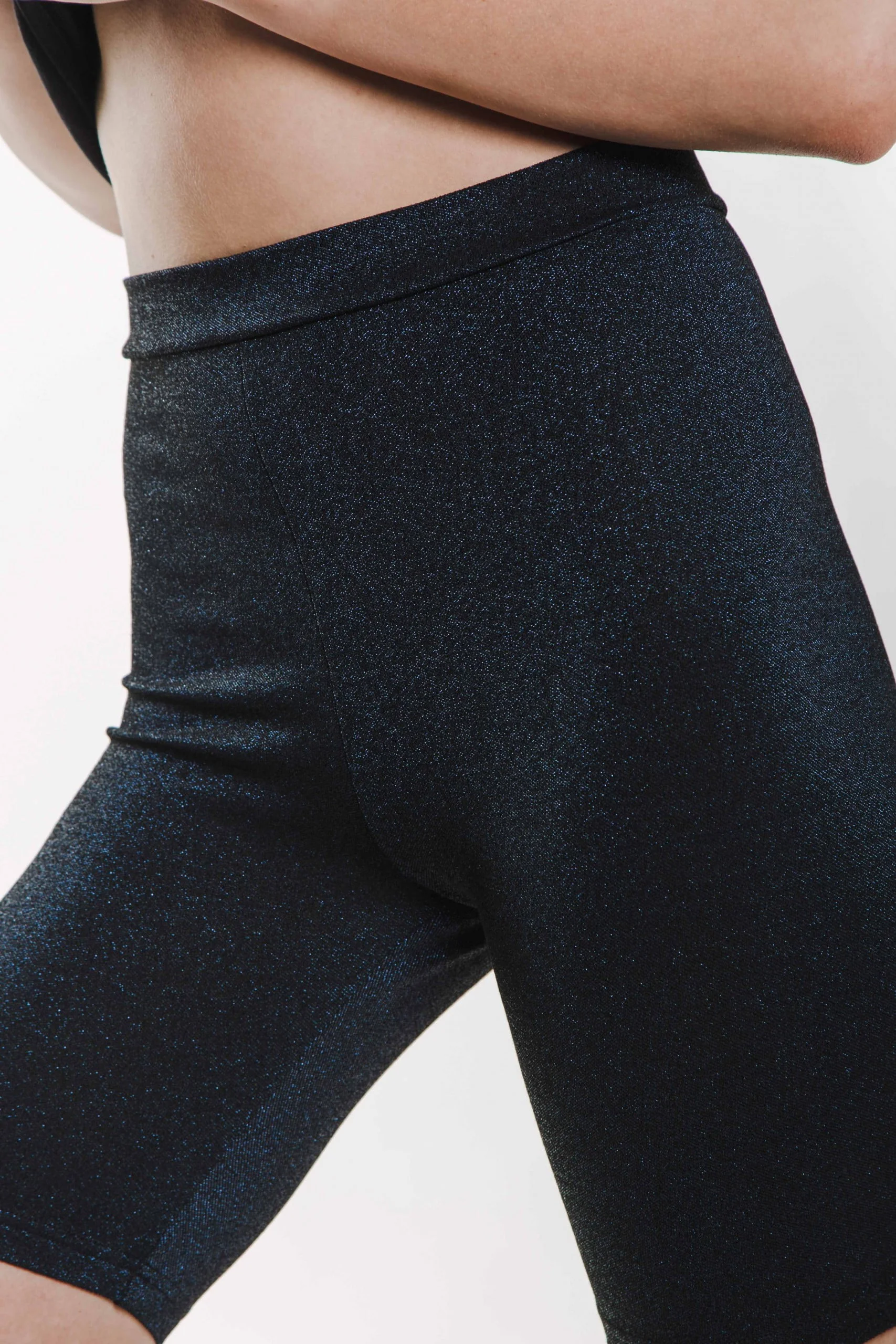 M50 Biker shorts | Navy glitter M50 Biker shorts | Navy glitter