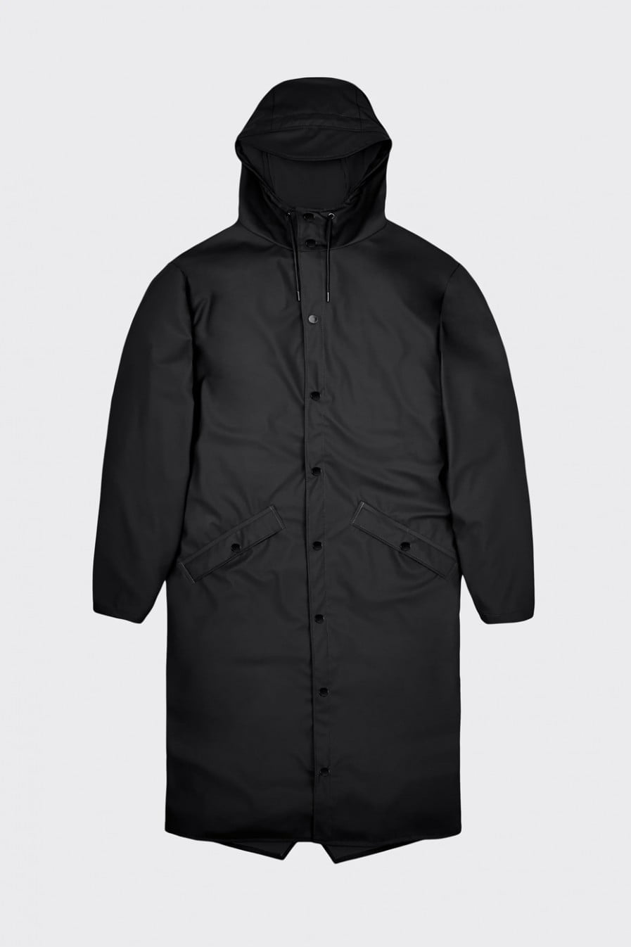 RAINS Longer Jacket | Black