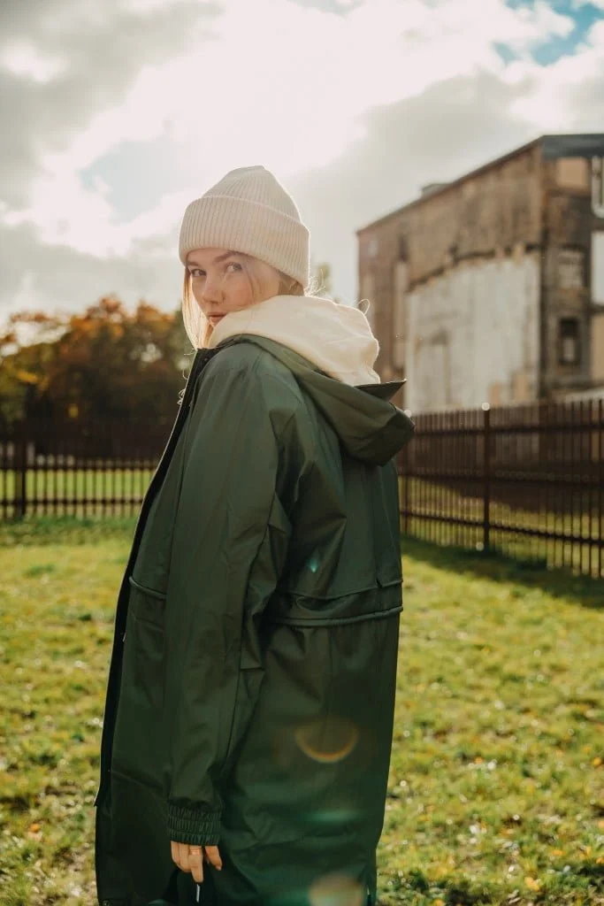 RAINS string Parka | Evergreen