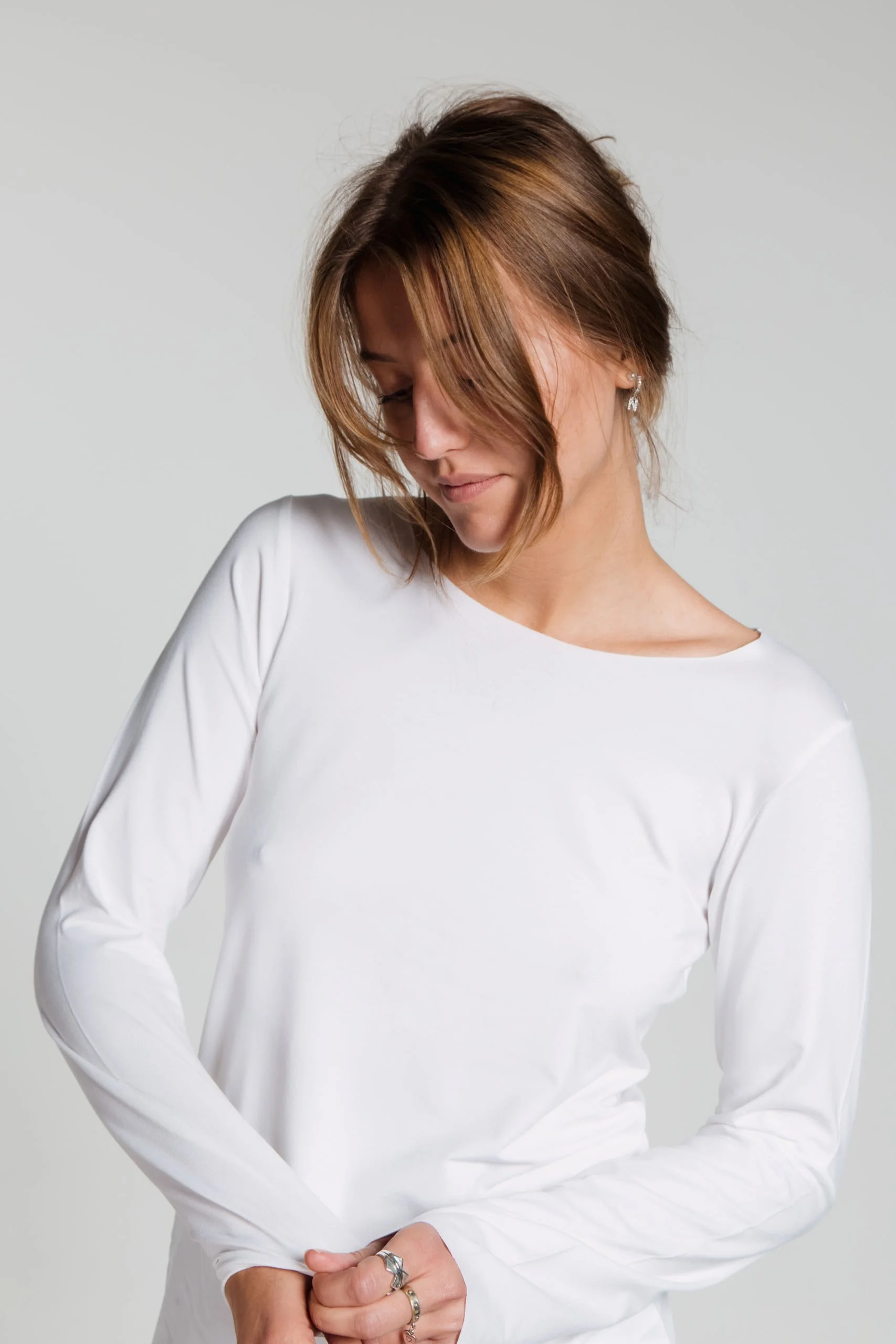 M50 Krekls ar garām piedurknēm | PIENS one size