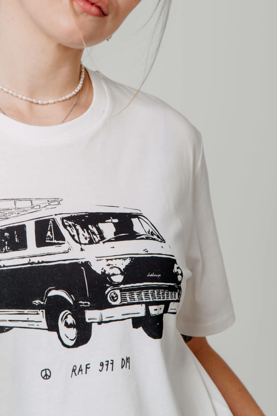Vaira Vīksne Unisex Organic Cotton T-shirt Cabover Van RAF 978