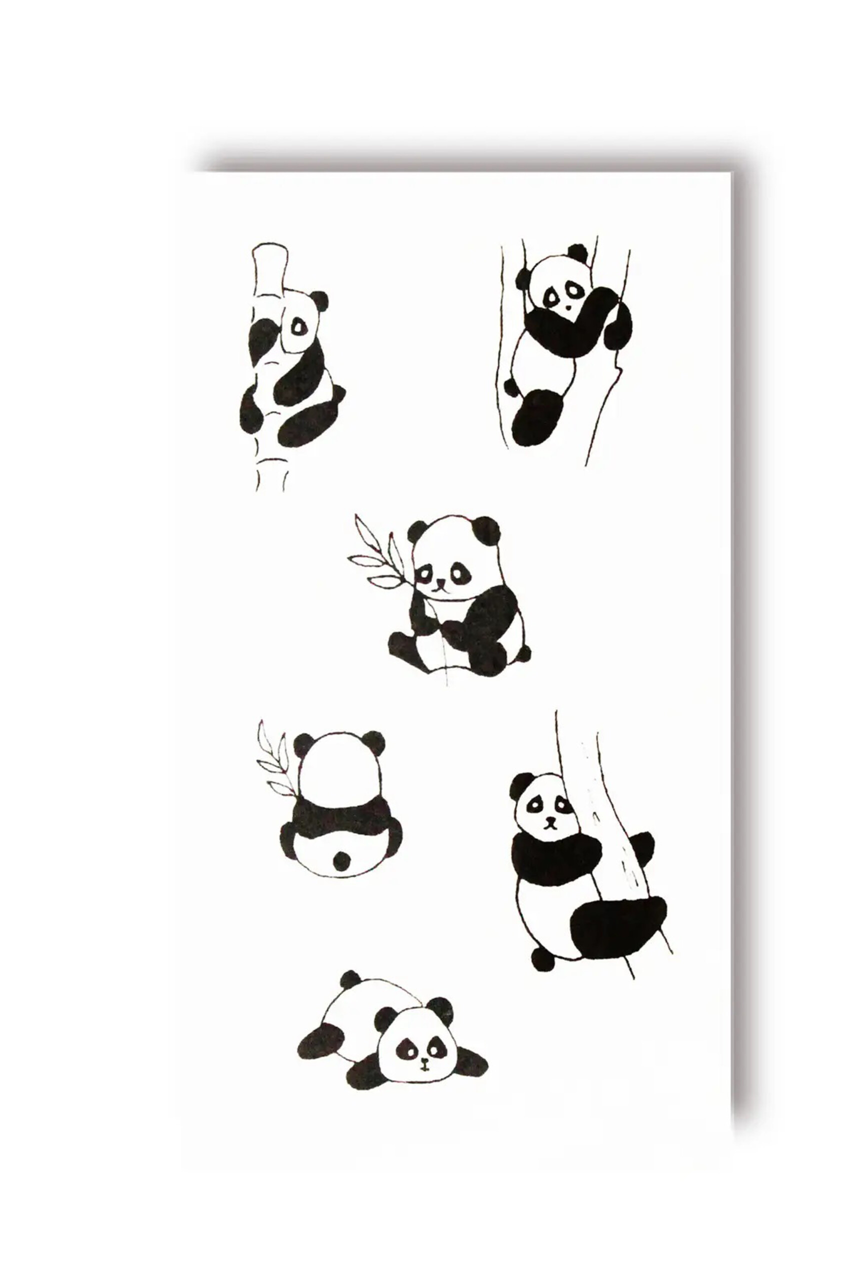 TATTOOSHKA tetovējumu komplekts, Pandas