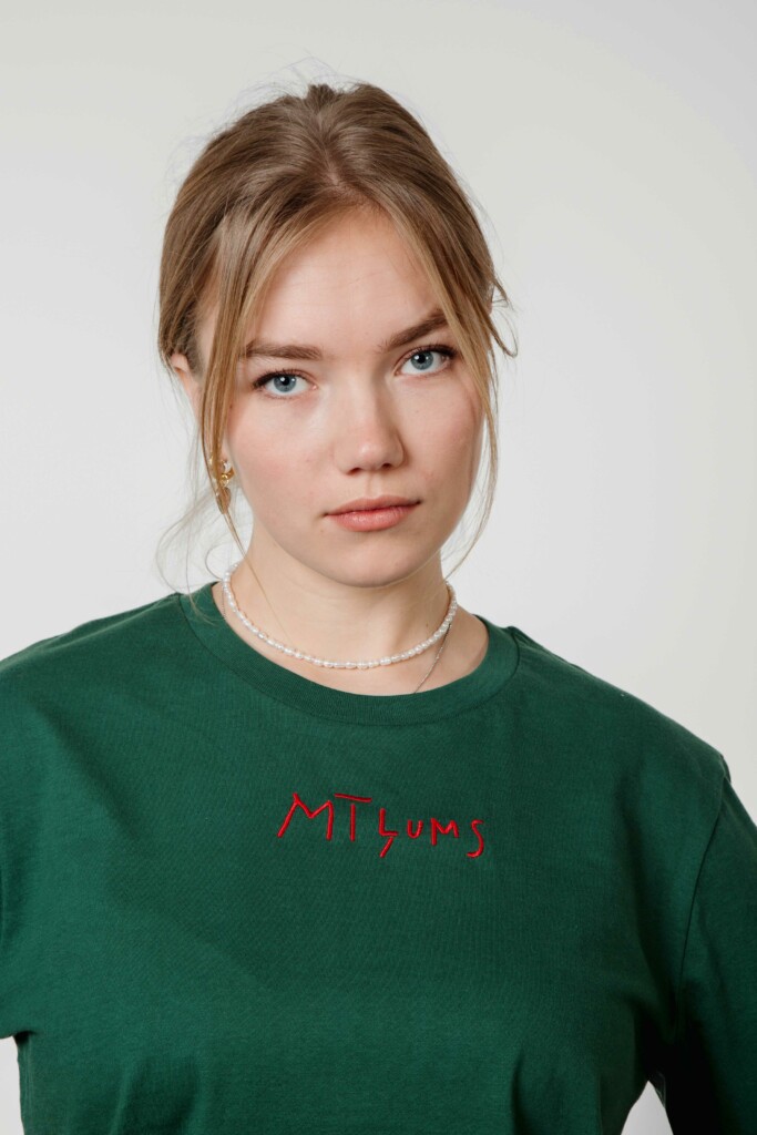 M50 Organic cotton t-shirt MĪĻUMS Unisex fit | Green