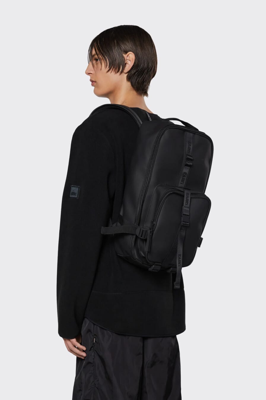 Rains Trail Rucksack | Black