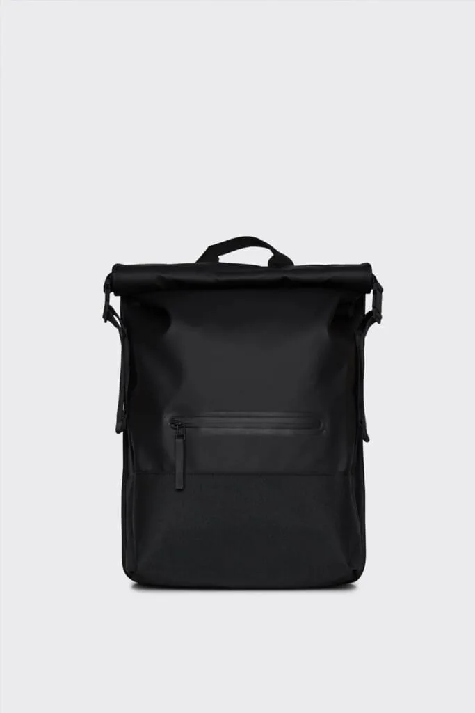 Rains Trail Rolltop Backpack | Black