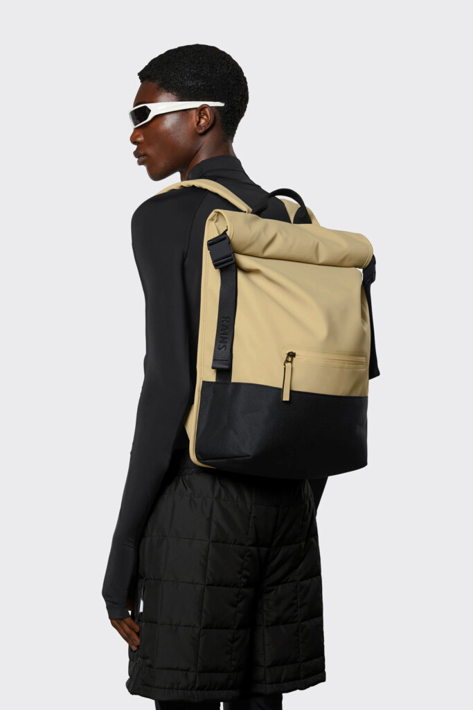 Rains Trail Rolltop Backpack | Sand