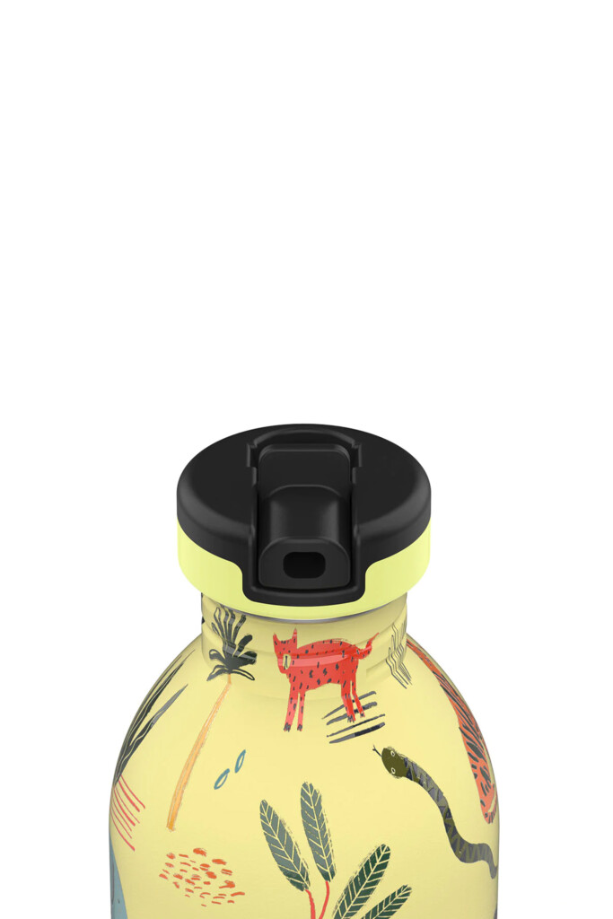 24Bottles Urban Bottle 500ml | Stone Jungle Friends - Colored Sport Lid
