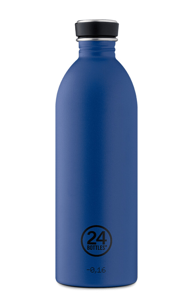 24Bottles Urban Bottle 1000ml | Stone Gold Blue