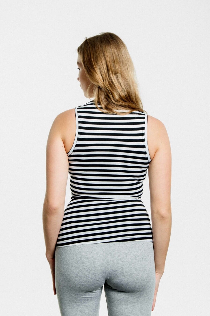 M50 Basic top | Black wide stripes