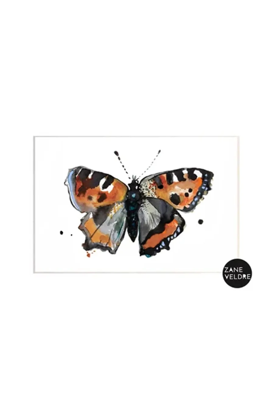 Zane Veldre Postcard BUTTERFLY