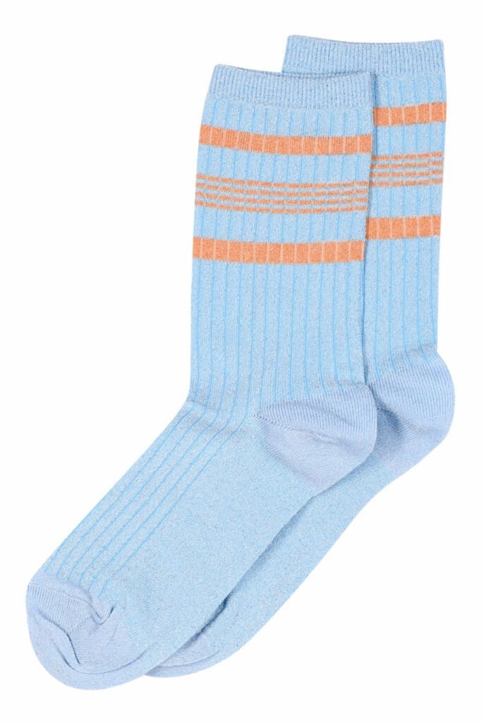 MP Denmark Nohl glitter socks | Blue Moment
