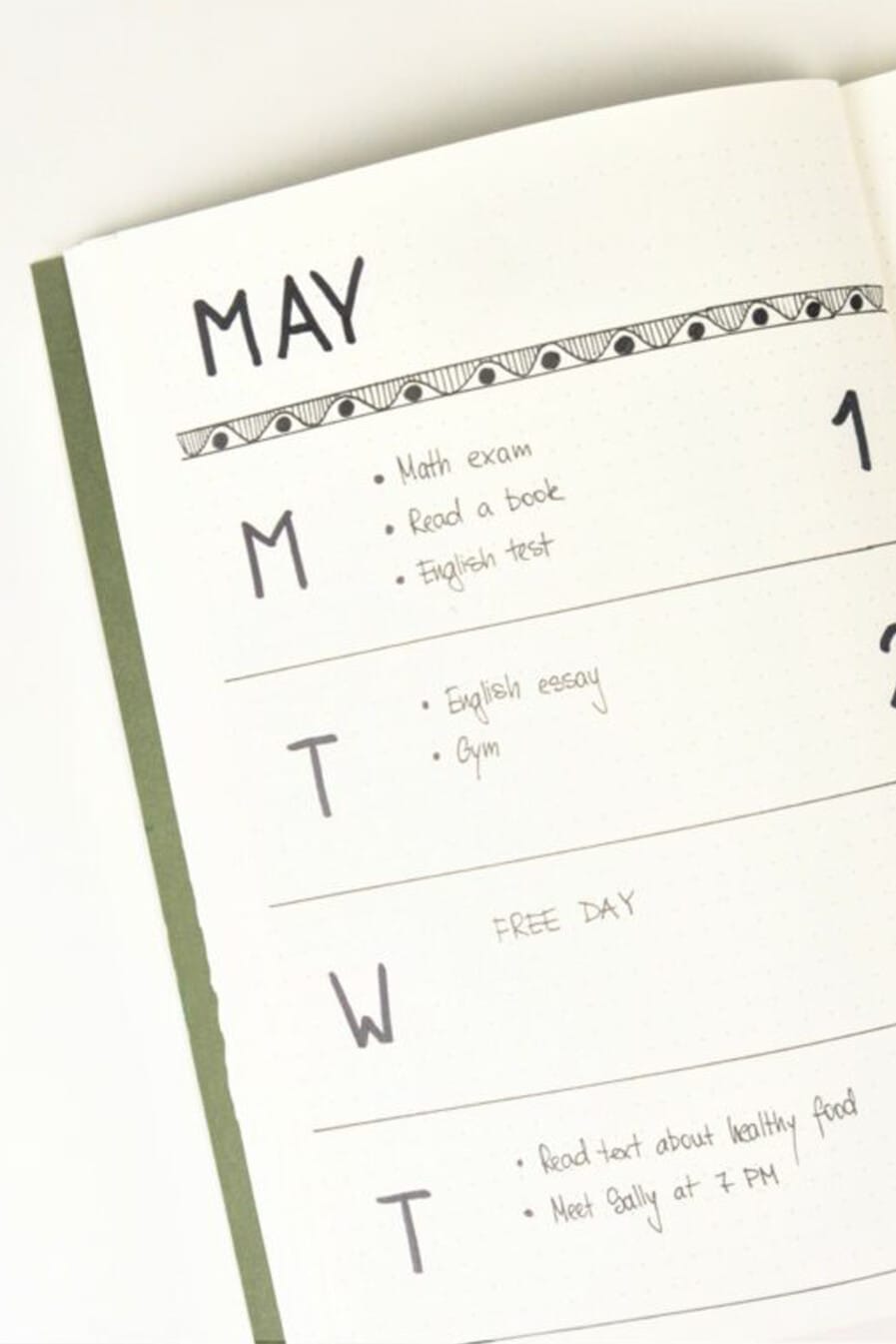 SEIK Bullet journal Black & White (2pcs)