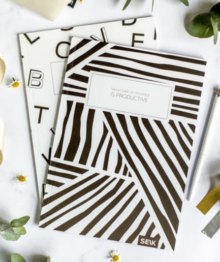 SEIK Bullet journal Black & White (2pcs)