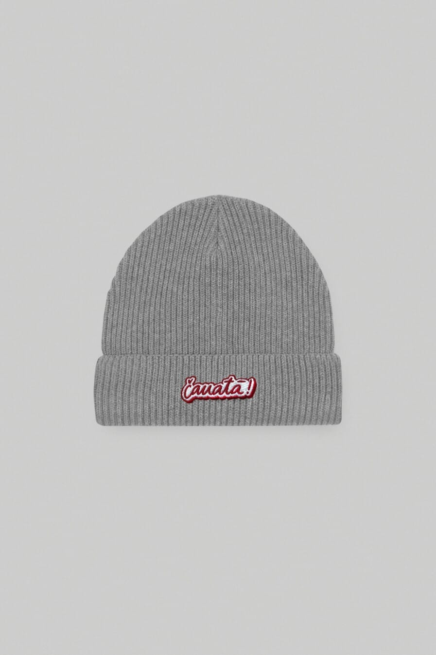 VAIRA VĪKSNE Organic cotton fisherman beanie | Mid heather grey