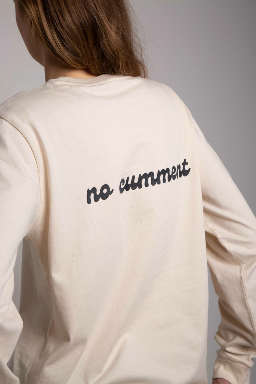 Long-sleeve T-shirt "No Cumment"