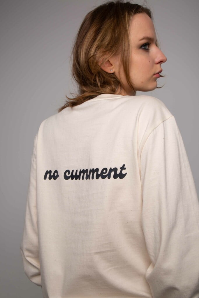 Long-sleeve T-shirt "No Cumment"