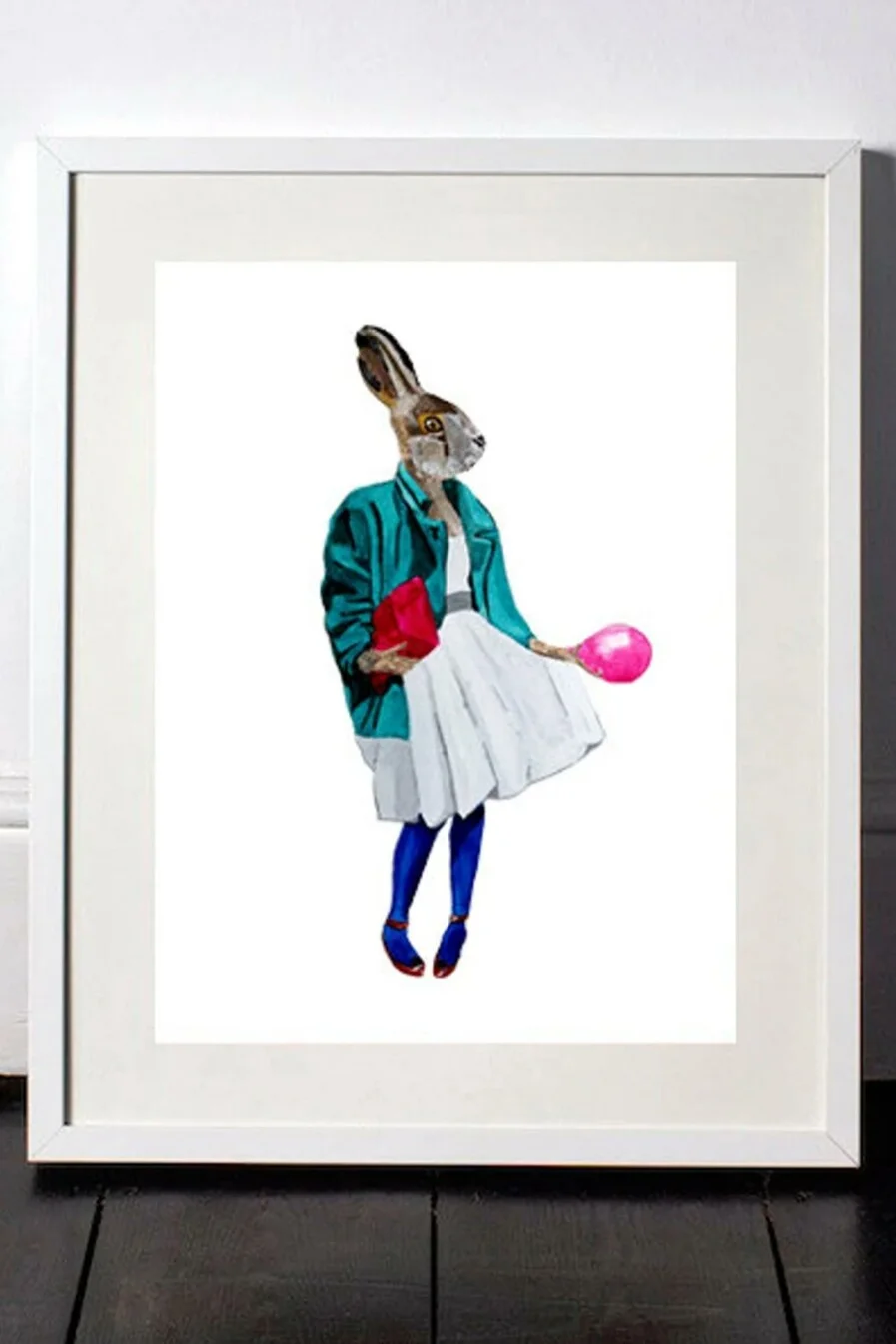 DressedFur Rabbit Nr.2 Art Print