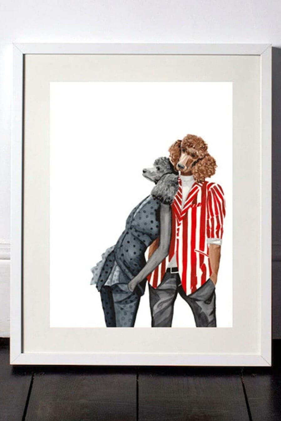 DressedFur A4 Plakāts Pūdeļu pāris
