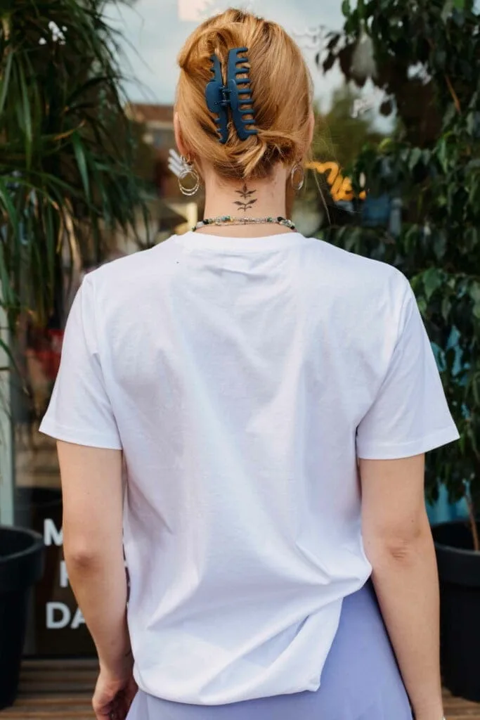 KRISTA BITMETE Unisex T Krekls “Just Dill With It” | Balts